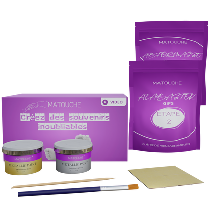 Matouche ® Kit d'empreintes de main pour Bébé